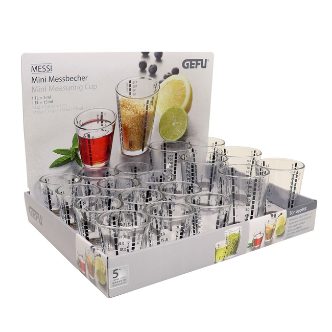 Gefu Messi Display Mini Miarka (12x G-14454 + 6x G-14455)