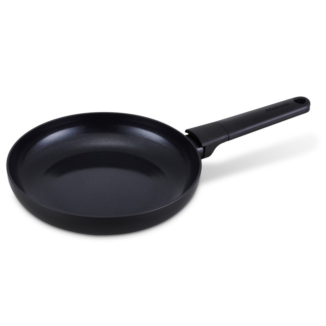 Patelnia Brabantia Nero 24 cm z powłoką ceramiczną, aluminium z recyklingu