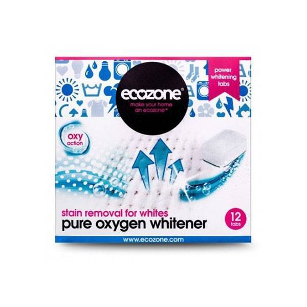 Odplamiacz do Białego Pure Oxygen 12 tabletek - Ecozone