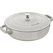 Staub Żeliwna Patelnia Do Duszenia Z Pokrywką 28 Cm, Truflowy