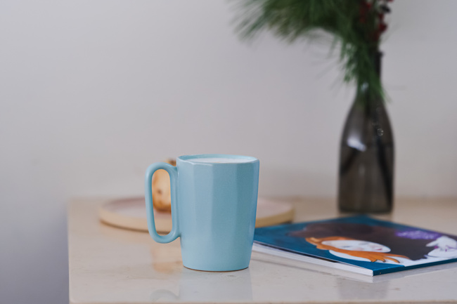 Dwa kubki ceramiczne z uszkiem 250 ml Fuori miętowe 30053 - Vialli Design
