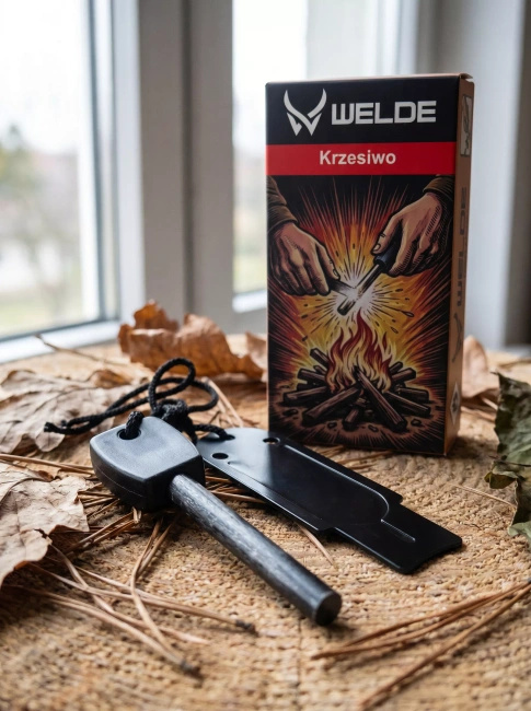 Krzesiwo ferrocerowe Welde 8mm x 8cm - survival i bushcraft