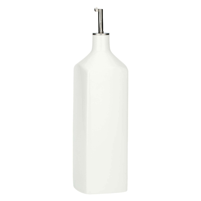 La Porcellana Bianca Conserva Kwadratowa Butelka Na Olej 1 Ltr