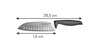 Nóż Santoku Precioso 16 cm - Tescoma