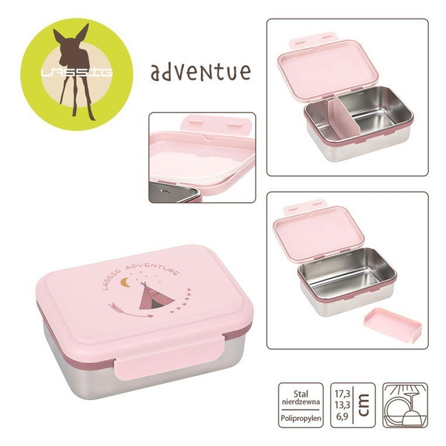 Lunchbox ze stali nierdzewnej Adventure Tipi - Lassig