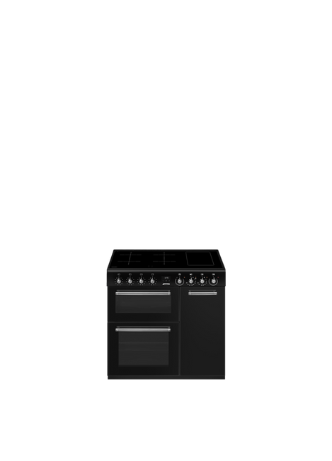 Smeg - Kuchnia wolnostojąca Concerto Cx93Imbl Czarny
