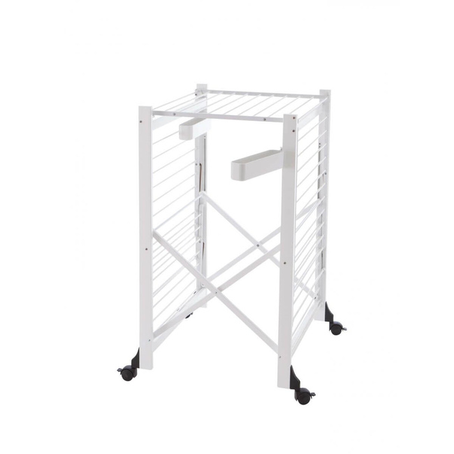 Arredamenti Gabbiano Suszarka na pranie na kółkach - 175 x 67 cm, Biały