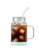 Słoik Ze Słomką 600 Ml Miętowy Fuori 29859 - Vialli Design