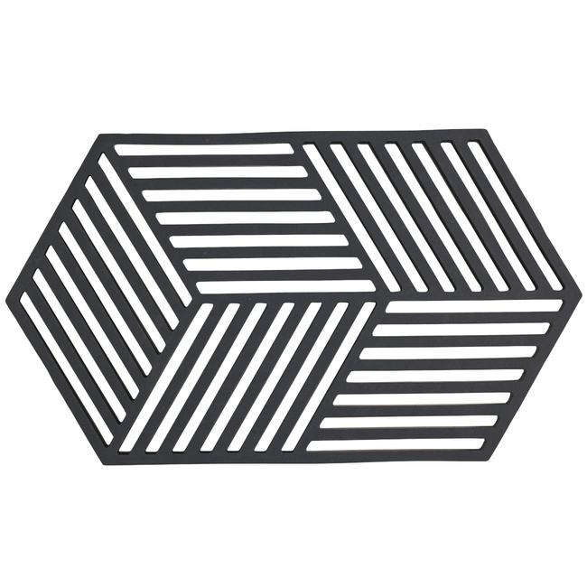 Podkładki pod naczynia Hexagon 24 cm Black - Zone Denmark