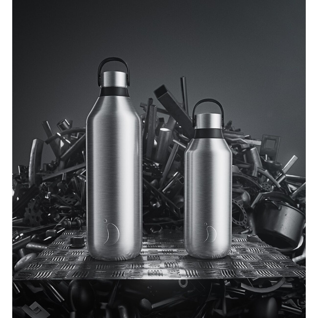 butelki termiczne 500 ml Chilly's ze stali z recyklingu