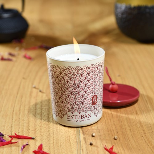 Świeca zapachowa dekoracyjna 180g esprit de the - Esteban