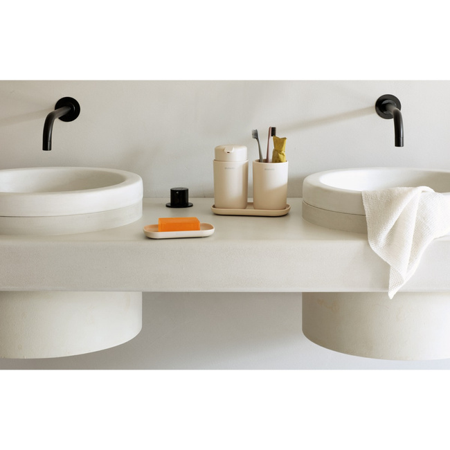 Zestaw akcesoriów łazienkowych Brabantia ReNew, 3 elementy, Soft Beige