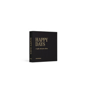 Album na zdjęcia Printworks Happy Days S, czarny, czarne karty, 24 x 24 cm