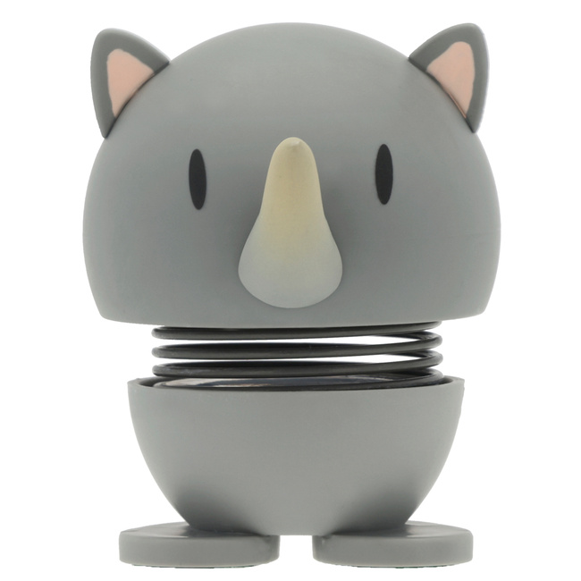 Figurka Hoptimist Soft Rhino S Grey, szary nosorożec