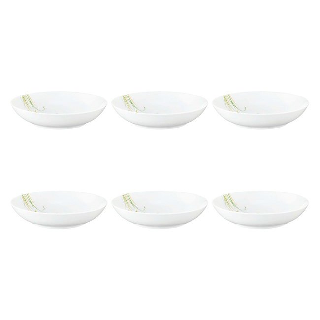 Seltmann Meadow Grasses Green Zestaw 6 Talerzy Do Zupy 21 Cm