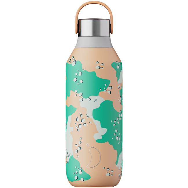 Butelka Termiczna Chilly's | 500ml | Studio Desert Camo Orange - Chilly's Bottles