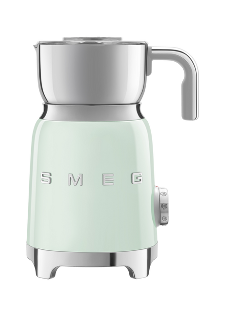 Smeg - Spieniacz do mleka, pastelowa zieleń Mff11pgeu 50's Style