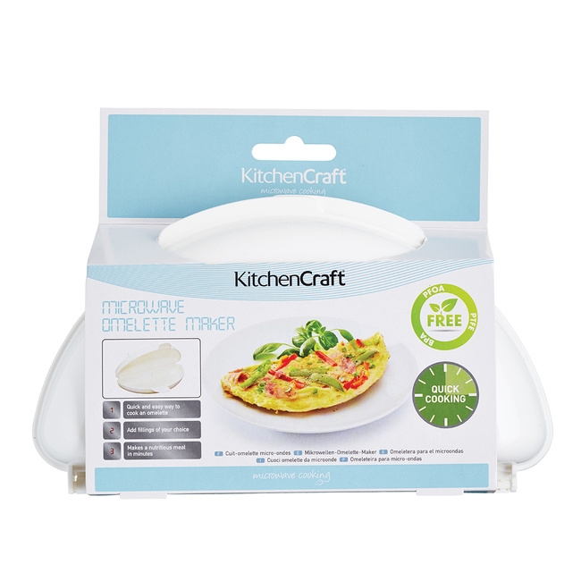 Naczynie do omletu z mikrofalówki tworzywo sztuczne KitchenCraft KCMOMELETTE KitchenCraft 
