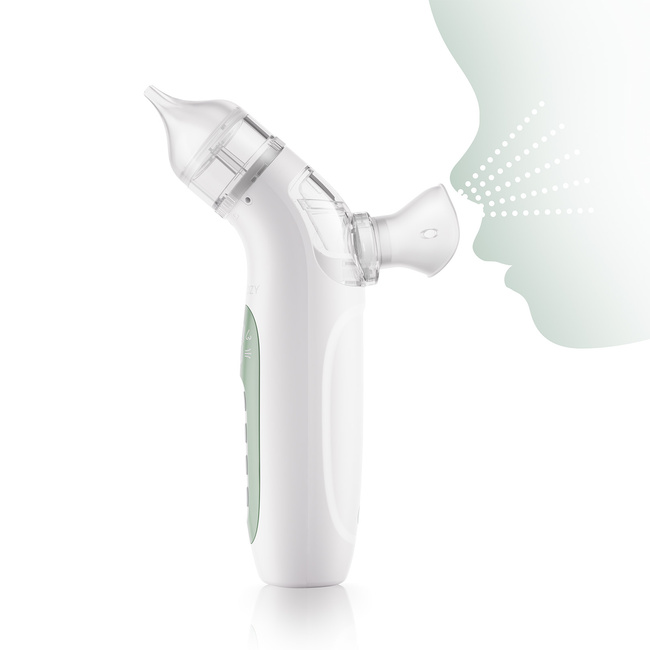 Aspirator do nosa dla dzieci Momcozy BN07, elektryczny 2 w 1 z mgiełką, 65 kPa