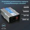 Przetwornica napięcia Extralink OPIM-1500W 12 V, 1500 W, modyfikowana sinusoida