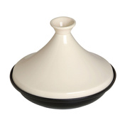 Naczynie do Tajine 20 cm, Beżowo-Czarny - Staub