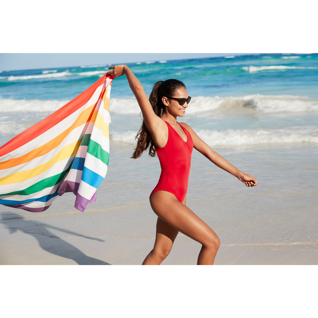 ręczniki plażowe szybkoschnące 200x90 cm Rainbow Skies XL - Dock & Bay