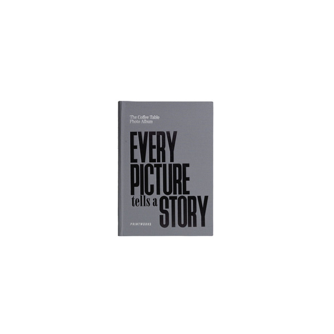 Album na zdjęcia Printworks Every Picture Tells a Story, ciemnoszary