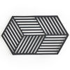 Podkładki pod naczynia Hexagon 24 cm Black - Zone Denmark