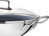 Wok ZWILLING Plus 32 cm z ceramiczną powłoką CERAFORCE Ultra i szklaną pokrywą