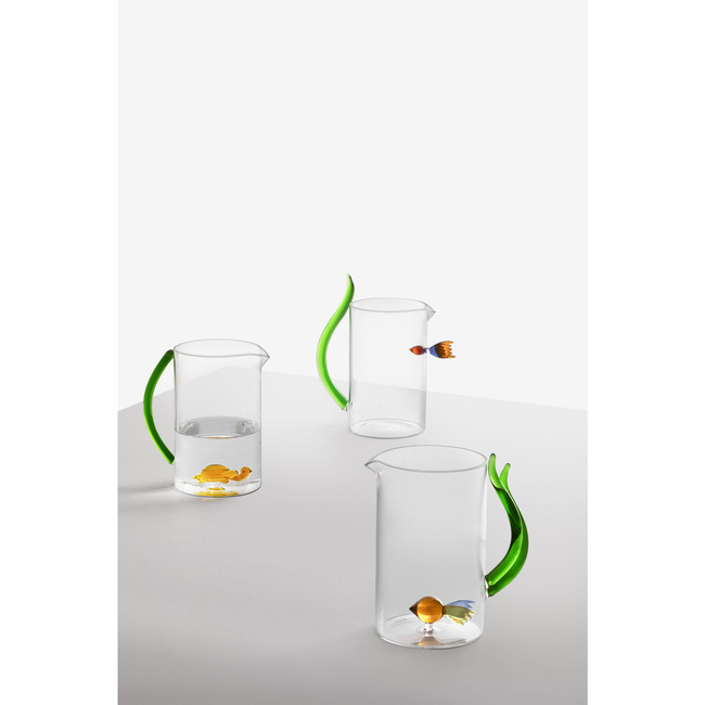 Dzbanki cylindryczne z rybką 19 cm - Ichendorf Milano