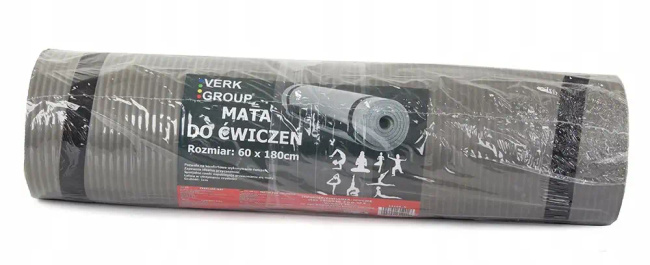Extralink | Mata do ćwiczeń | Fitness Joga Aerobik Szara 180x60cm