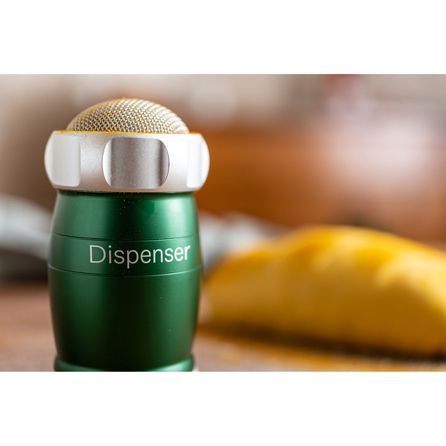 Dozownik do mąki, cukru pudru i przypraw Zielony Marcato Design Line