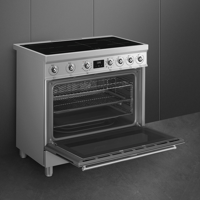 Smeg - Kuchnia Wolnostojąca Symfonia C9Imx2 Stal Nierdzewna.