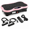 Platforma wibracyjna Extralink Moonwalk SpinMove 200 W z głośnikami Bluetooth, różowa