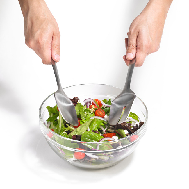 Stalowe Szczypce Rozpinane Do Sałaty 29,7 Cm