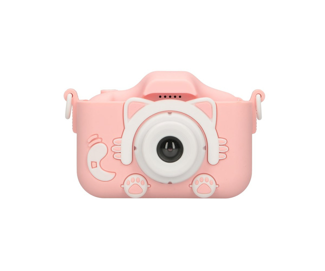 Extralink Kids Camera H27 Single Różowy - Aparat Cyfrowy - 1080p 30fps, Wyświetlacz 2.0"