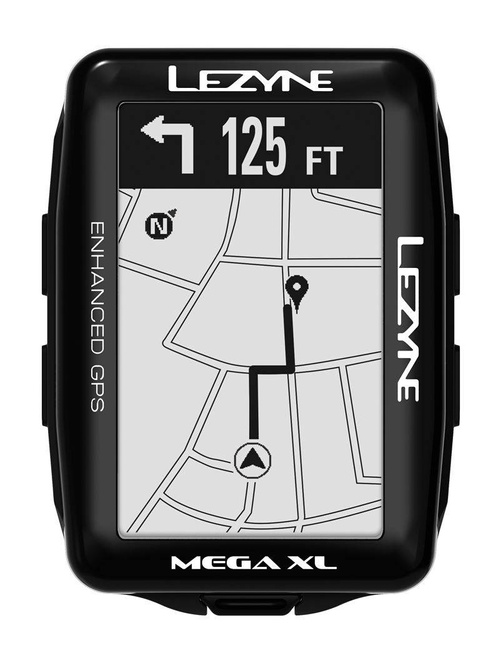 Liczniki rowerowe LEZYNE MEGA XL GPS HRSC Loaded z opaską na serce i czujnikiem prędkości/kadencji