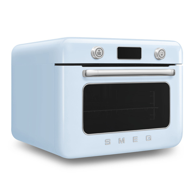 Smeg - Piekarnik nablatowy z funkcją pary COF01PBEU 50's Style - Biały