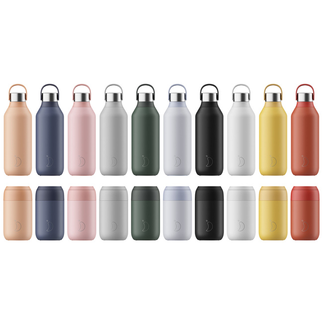 kubki termiczne do kawy 340 ml niebieskie - Chilly's Bottles