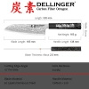 Dellinger Carbon Fiber Octagon Nóż Santoku 18.5 Cm