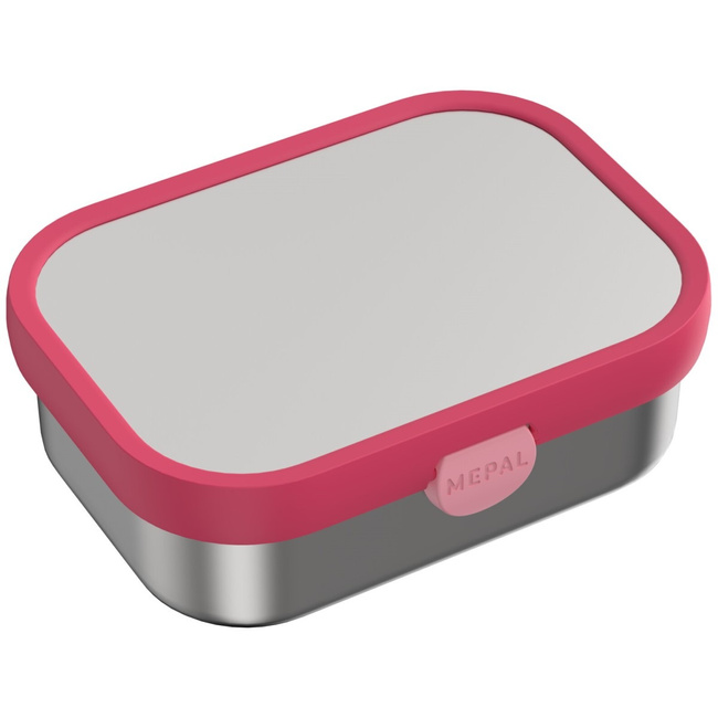 Lunchbox stalowy dla dzieci Mepal Campus 750 ml z wkładem bento, Cool Pink