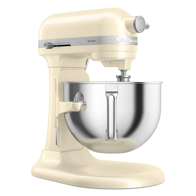 Mikser planetarny KitchenAid Artisan z podnoszoną dzieżą 5,6 l 5KSM60SPXEAC, kremowy