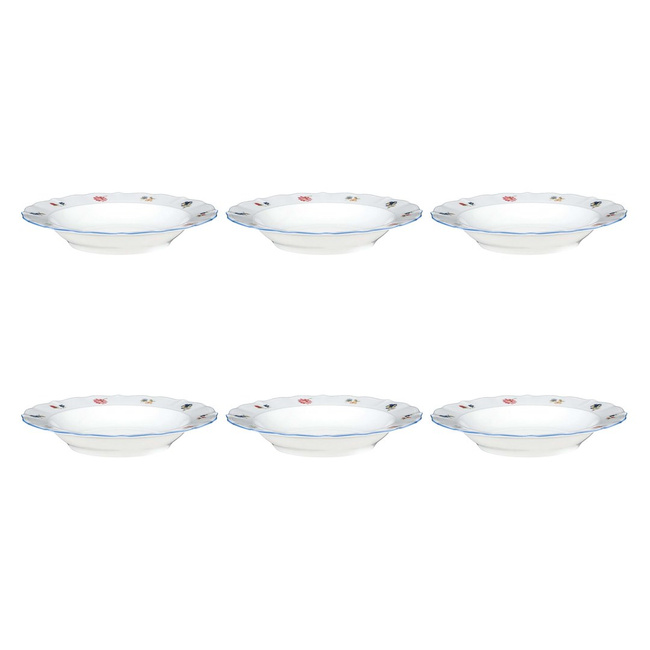 Seltmann Sonate Nostalgia Zestaw 6 talerzy do zupy 22.5 cm
