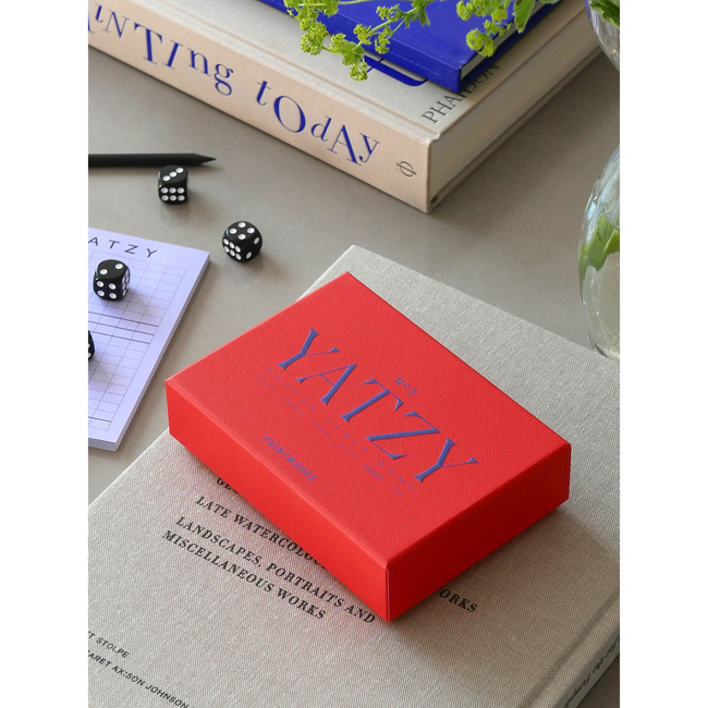 Gra w kości Yatzy, czerwona - Printworks