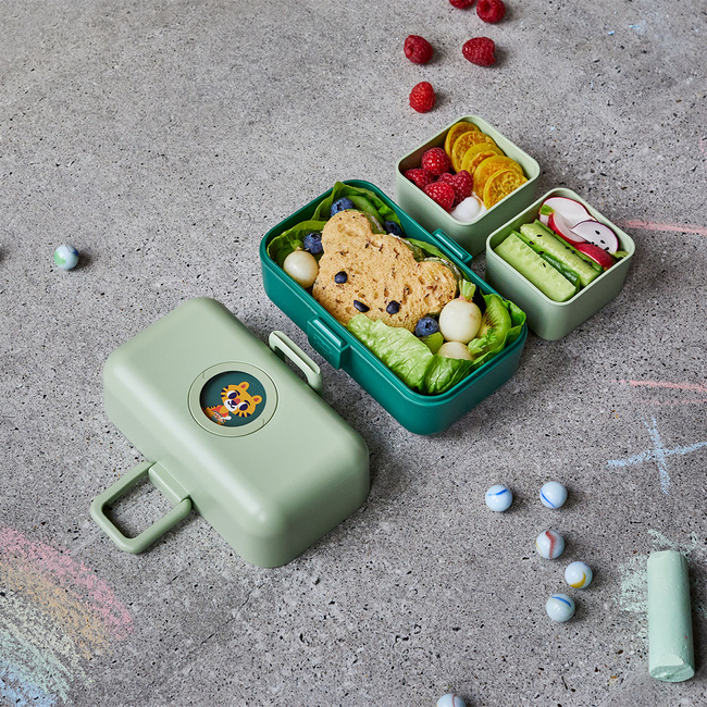 Monbento Tresor Lunchbox Dla Dzieci 0,8 L Green Forest