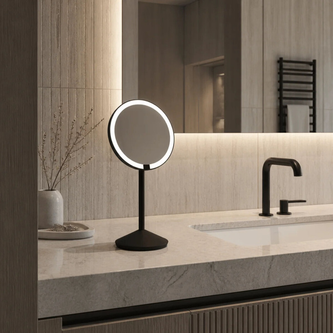 Składane lusterko Simplehuman Sensor Mirror Fold ST3071, 10x, matowa czerń