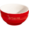 Zestaw 4 misek okrągłych 14 cm, czerwony - Staub
