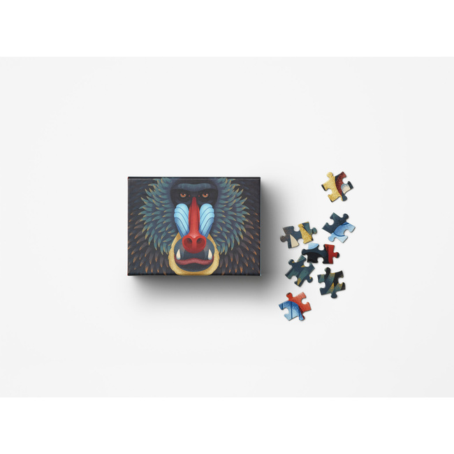 Puzzle Printworks Mandrill, 100 elementów, kompaktowe pudełko