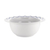 Miska na sałatkę z białej, zdobionej porcelany 2,5 l La Bella Tavola - Alessi