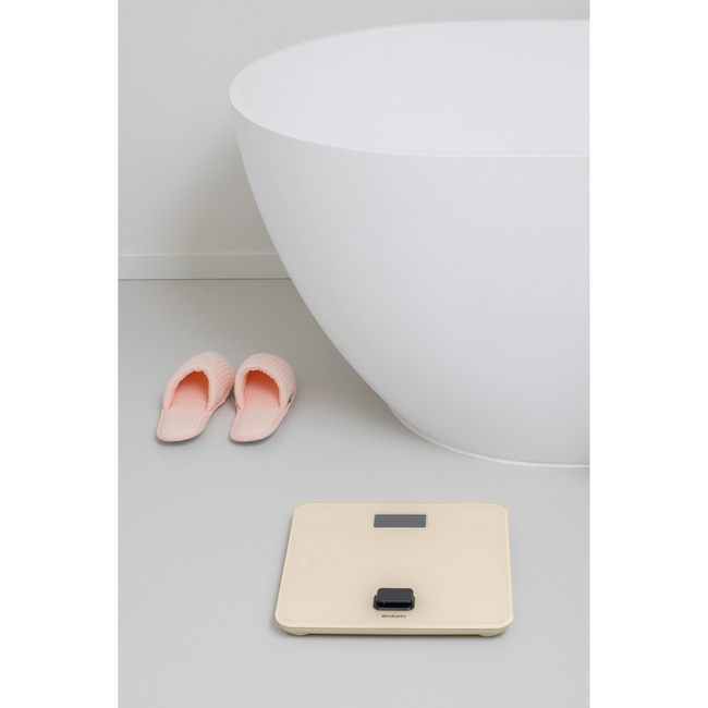 Waga łazienkowa Brabantia ReNew bez baterii, Soft Beige